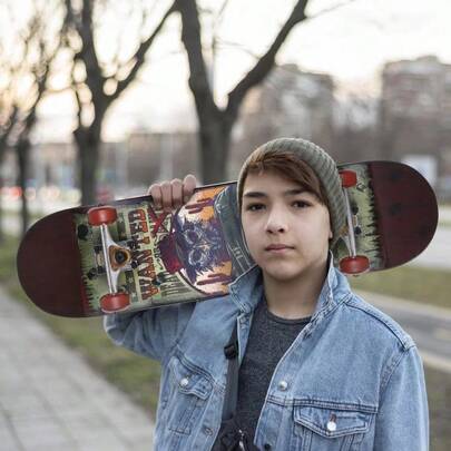 Wanted Hawk 31" Skateboard With 52mm Wheels – Durable Maple Deck For Street | Skate Must-Have
