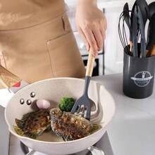 硅胶厨房打蛋器，适用于日常烹饪和厨房工具 - 彩色 - 查看 3