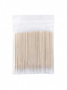 300/500/1000支装木制指甲清洁棒，木制指甲护理棒，指甲油修补工具，美甲用品及工具，返校季 - 杏色 - 查看 7