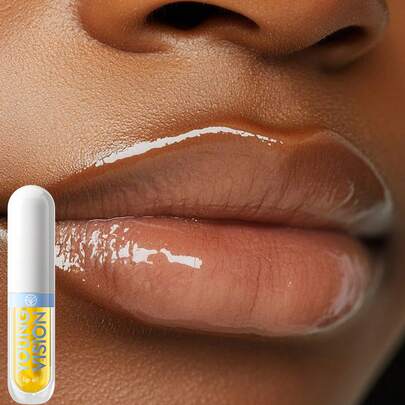 YOUNG VISION 1 pieza Aceite de labios de verano, Aceite de labios con sabor a fruta de color dopamina, Brillo de labios hidratante y nutritivo, Versátil para uso diario, trabajo, escuela, transporte, viajes, cuidado de labios y maquillaje conveniente