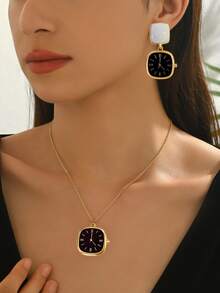 1 chiếc vòng cổ choker hình sao biển và ngọc trai giả phong cách Bohemian mới, kiểu dáng Baroque, thích hợp cho đi biển và đeo hàng ngày, trang sức chủ đề đại dương. - Vàng - Xem 15
