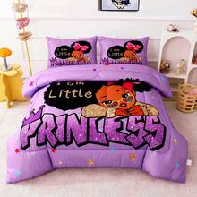 3pcs Bedding Set, Magic Bedding Set, Cute Little Princess Duvet Cover Set (Includes 1 Duvet Cover + 2 Pillowcases, No Pillow Insert), Suitable For Bedroom, Dorm, Home, Machine Washable - Multicolor - View 14