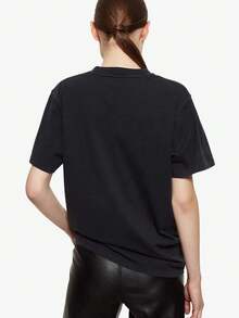 Women T-Shirts - Black - View 2