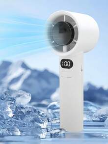 Handheld Portable Fan, High-Speed USB Rechargeable With Digital Display & 120 Infinite Speeds. Precision Airflow Control For Personalized Cooling. Ideal For Travel, Office Desks, Camping Trips & Home Use. Perfect For Professionals. (Multiple Colors). - 多色 - 查看 1