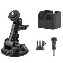 Bộ 3 giá đỡ camera gắn trên xe hơi cải tiến, có giác hút, phù hợp với Insta360 X4 X5 X3 Go 3S, Max Mini, Hero 13-7, Pocket 3 2, Action 5 Pro 4 và các loại camera khác, có thể lắp đặt trên kính chắn gió, cửa sổ và bảng điều khiển ô tô. - Xem 12