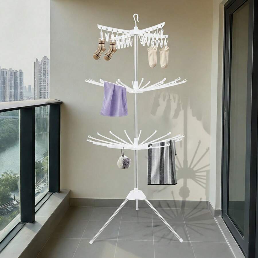WUPYI Fixed Clothes Drying Racks - A - View 1