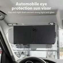 Car Sunshade,Polarized Sun Visor For Car With Zipper Slider, Upgraded Car Sun Visor Extension With PC Lens And Side Sunshade,Anti-Glare Car Visor For Driving,UV-Filtering/Protection,Universal For Most Vehicles - Car Sunshade - View 1