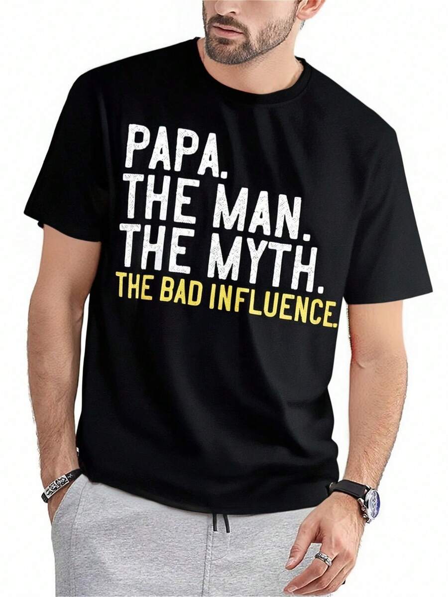 Camisetas de hombre - Negro - Ver 1