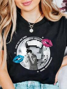 Women T-Shirts - Black - View 6