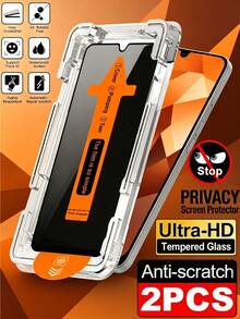 2pcs Anti Peeping Dust-Free Tempered Glass Film One Click Dust-Proof Installation Office/Subway Privacy Protection Compatible With Xiaomi 15T 14T Poco X7 Note 14 Explosion-Proof Scratch Resistant Anti Spy 9H+ High Aluminum Screen Printing With High Strength Mobile Phone Screen Protection Film Smooth Oil Repellent Layer Automatic Adsorption Easy To Install - Clear - View 13