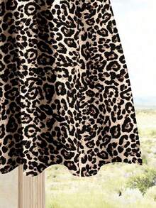 2 piezas Conjunto casual de verano para mujer con parte superior de unicolor + falda estampada, conjunto de verano para mujer, conjunto de falda y blusa, conjunto de falda y blusa para mujer, conjunto de falda estampada, conjunto de prendas con estampado animal para mujer, conjunto casual de 2 piezas para mujer - Multicolor 5 - Ver 5