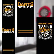 Professional Darts Mat, Rubber & Polyester Composite Material, Wear-Resistant & Non-Slip, With Built-In Distance Markings For Precise Positioning, Designed For Darts Enthusiasts. Thick, Stable, Shock-Absorbing & Noise-Reducing To Protect The Floor, Suitable For Repeated Practice Of Various Darts Throwing Techniques, Indoor Home, Club, And Tournament Use. Foldable And Easy To Store, Practical And Stylish, An Essential Accessory For Darts Lovers, Ideal Gift For Holidays, Birthdays, And Darts Enthusiasts. - Multicolor - View 6