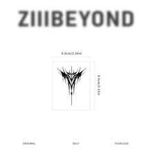 1pc Sharp Aura Herbaceous Style Thorn Pattern Tattoo Stickers, Korean, Y2K Vibe, Waterproof, Sweat-Resistant, Non-Reflective - Black - View 4