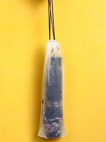 Versatile Waterproof Drawstring Bag For Kitchen, Office & Travel - Durable Plastic Organizer For Stationery, Mouse Pads, Umbrellas & More - A - View 8