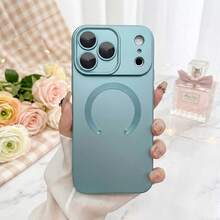1 ốp lưng mềm Hadaasi màu xanh mờ ánh kim, có nam châm, hỗ trợ sạc không dây và bảo vệ màn hình, tương thích với Apple 17 Pro/17 Pro Max, Apple Air, 17/17E, 16 Pro/16 Pro Max, 16 Plus/16/16E, 15 Pro/15 Pro Max, 15 Plus/15, 14 Pro/14 Pro Max, 14 Plus/14, 13 Pro/13 Pro Max/13, 12 Pro/12 Pro Max/12, 11 Pro Max/11/11 Pro - Đỉnh xa màu xanh - Xem 7
