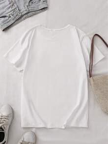 Women T-Shirts - White - View 2