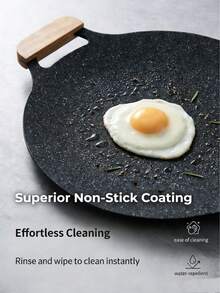 Bộ 3 chảo nướng BBQ Hàn Quốc, kích thước 28cm/30cm/32cm, chảo gang dày chống dính, dùng được cả trong nhà và ngoài trời, thích hợp cho nướng BBQ, lò nướng, khay nướng, lý tưởng cho cắm trại ngoài trời và nấu ăn tại nhà, dễ dàng vệ sinh. - Khuôn nướng kiểu Hàn Quốc - Xem 2