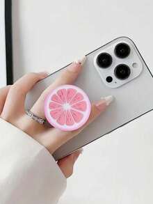 1 cái kẹp và giá đỡ điện thoại hình quả chanh, giá đỡ dán có thể mở rộng, thiết kế độc đáo - Nhiều màu - Xem 4