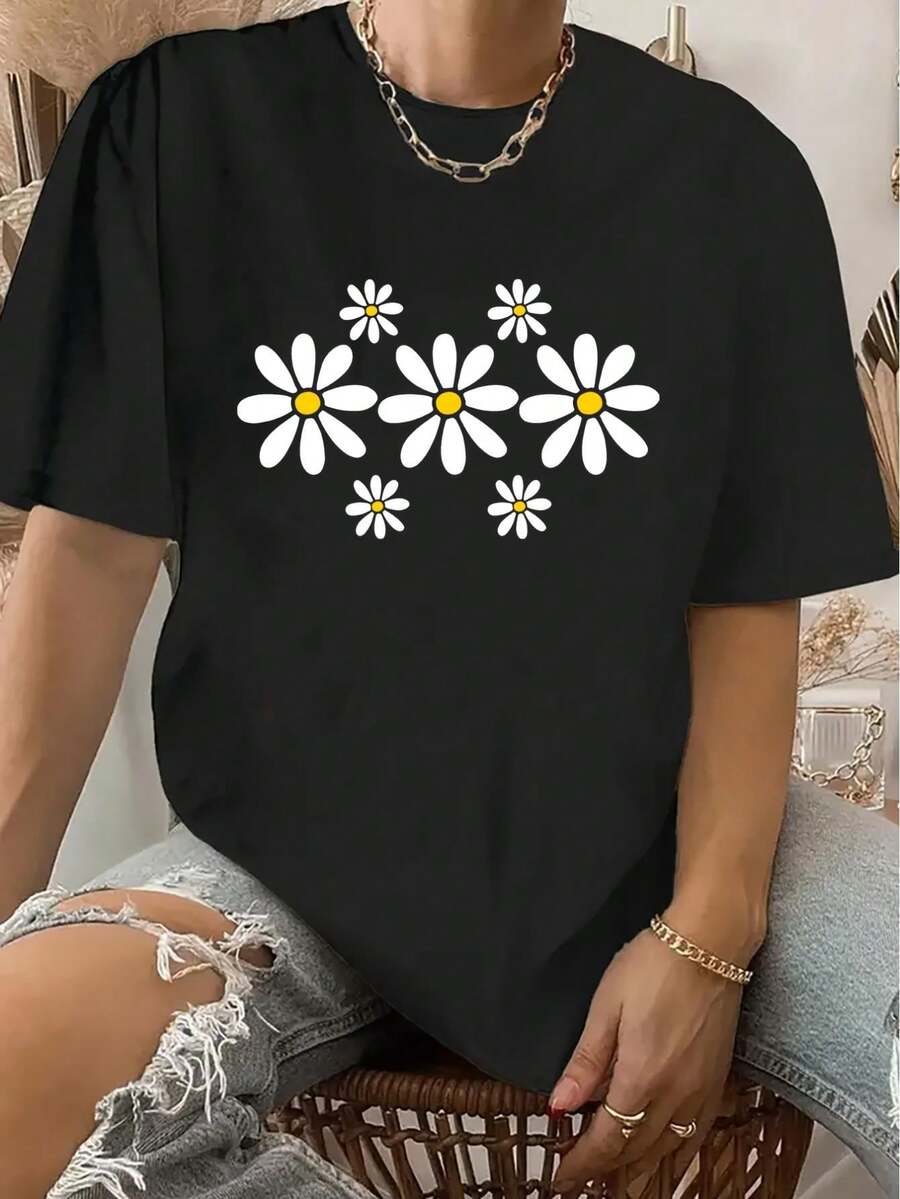 Women T-Shirts - Black - View 1