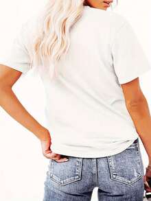 deyin Women T-Shirts - White - View 3