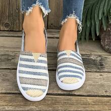 Giày nữ cổ thấp đế mềm bằng vải canvas, kiểu dáng casual nhẹ, thích hợp cho mùa xuân và mùa thu. - Màu xanh lam - Xem 10