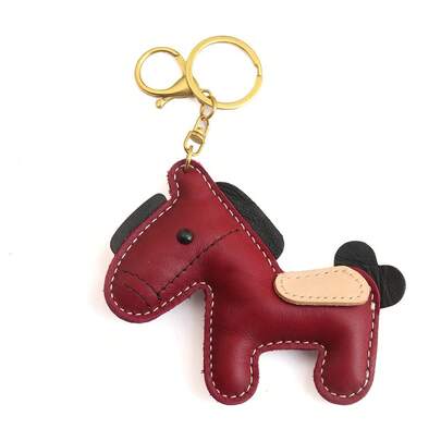 High Quality Genuine Leather Car Key Chain - Suitable For Fashionable Interior Accessories, Car Key Fob
