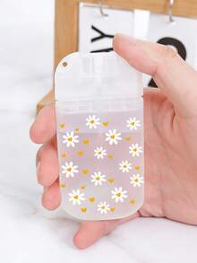New Bow Pattern Semi-Transparent Pet Refillable Travel Bottle, Matte, Semi-Transparent Frosted Texture, Perfume Spray Bottle, Makeup Remover Dispenser, Moisturizing Bottle, Suitable For Nail Polish Remover, Toner And Makeup Remover,Travel Essentials - Multicolor - View 4