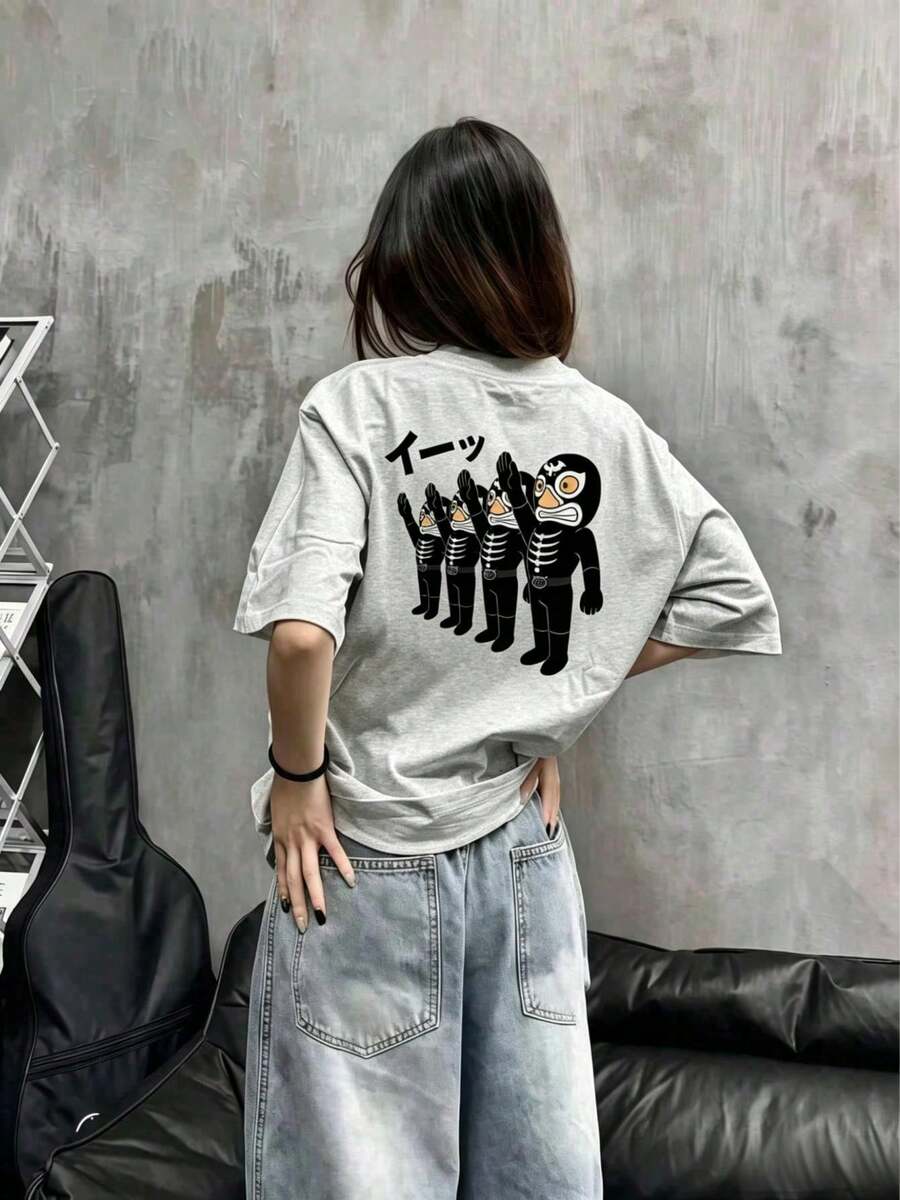 Women T-Shirts - 灰色 - 查看 1
