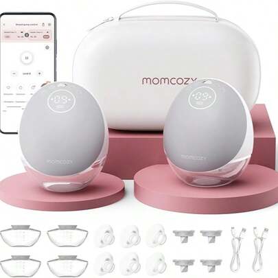  Momcozy Electric Breast Pump Portable Mobile Flow | M9, App Discreet Control Portable Breast Pump M9 24mm
