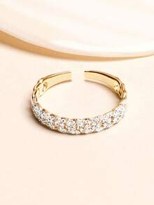 Nhẫn Ewell Fine Jewelry Chic bằng bạc sterling 925 cao cấp, mạ vàng 18k, dây xích mắt xích, đính đá Zirconia, thích hợp cho bé gái. - Vòng xích liên kết - Xem 6