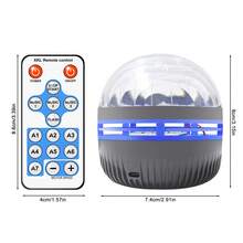 USB Powered Water Lamp Projector Light - No Battery Needed, RGB Color Changing, Desktop Design, Suitable For Home, Bedroom, Living Room And Event Lighting, Home Lighting | Color Changing Lamp | USB Powered Lamp, Water Lamp - Water ripple - View 9