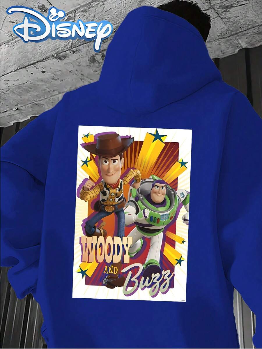 Disney Men's Casual Hoodie Features A Print Of Woody From Toy Story. With Its Stylish, Avant-Garde Design And Relaxed, Comfortable Fit, It's Perfect For Creating Street-Style And Avant-Garde Looks, Making It An Excellent Choice For A Gift.Disney Hoodies - Cầu vồng xanh - Xem 1