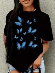 Women T-Shirts - Black - View 1