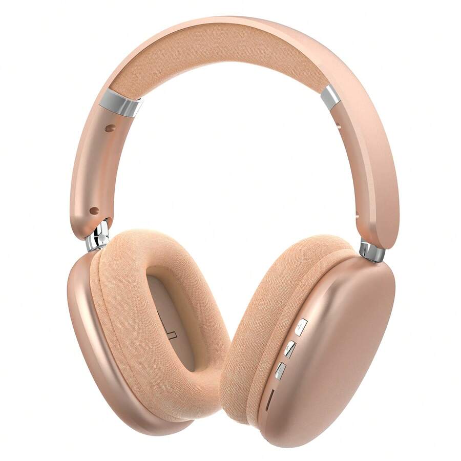 SUNJOM Wireless Bluetooth Over Ear Headphones Up To 28H Battery Life Headset With Microphone Gym Overhead Headphones Compatible With IOS & Android Mobile Phones,Computers,Laptop(Silver) - trái cam - Xem 1