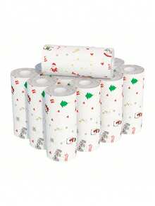 1 捲聖誕圖案衛生紙、聖誕廚房拋棄式紙巾、聖誕廚房紙、洗碗紙巾、聖誕快樂捲紙餐巾紙、聖誕桌上裝飾餐巾紙、聖誕裝飾拋棄式餐具、聖誕衛生紙、2026 聖誕家居裝飾、聖誕房間裝飾、聖誕廚房裝飾、冬季裝飾、聖誕禮物 - 四色聖誕 - 查看 6