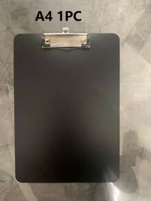 1pc Vertical File Folder, Writing Board, Drawing Board Clip, A5/A4 File Folder, Rigid Board Clip, Test Paper Clip, Single Clip, Strong Clip Force, Comfortable Feel, Durable, Vertical Drawing Board Clip, Restaurant Menu Clip, Writing Clip, File Folder, Contract Clip, Office Meeting Clip, Foam Secretary Clip, Back To School Student Gift - Black - View 14