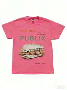 2026 VintageCozy Publix Shirt, Pub Sub Vintage StyleShirt, Publix Sub Fans, Floridas FavoriteGrocery Store, Florida SupermarketMenswear Top Underwear Tshirt StreetwearT-ShirtNew Casual T-Shirts For Men And WomenLoose And Comfortablesummer Tops - Hồng - Xem 1