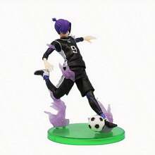 1pc/14cm Anime Action Figure Football Poseable Doll PVC Model Collectible Ornament Desktop Decor Car Accessory Holiday Gift - Multicolor - View 4