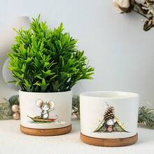 4件套鼠标图案UV转印贴纸，适用于DIY工艺品、马克杯、笔记本电脑和水瓶 - 自粘塑料材质，带有鼠标图案，经久耐用，适用于保温杯、笔记本电脑装饰、节日工艺品、节日设计 - 彩色 - 查看 8