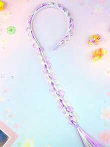1 Stück Einzelgeflecht Raffia Haarband, süß & niedlich Waldstil Haarschmuck für den täglichen Gebrauch und Fotoshootings - Verschiedenfarbig - Übersicht 13
