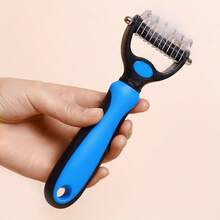 A Color Random Pet Cleaning Comb Pet Hair Removal Brush Dog Comb Hair Removal Tool Hair Cleaning Comb - Pink - View 7