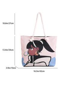New Fashion Handbag For Women, Versatile Commuter Tote Bag With Large Capacity, Shoulder Bag - Multicolor - View 2