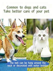 可拆卸狗狗旅行水瓶 - 防漏、可折叠、便携设计，耐用塑料材质，适合户外远足、小型宠物饮水器、户外遛狗饮水、猫咪旅行水杯 - 彩色 - 查看 5