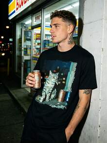T-shirts pour hommes - Noir - Voir 5