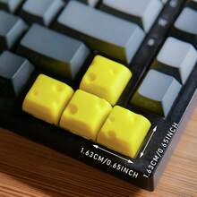 2026 Cheese-Shaped Keycap, Suitable For Office, Suitable As Gift For Friends - View 6