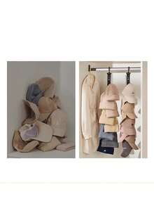 Nylon No-Drill Hat Storage Organizer, Wall-Mounted Wardrobe/Dorm Door Hanger For Baseball Cap Lovers - View 7