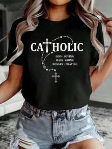 Women T-Shirts - Black - View 8