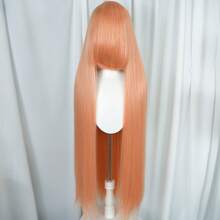 40-Inch Multi-Functional Long Wig, Suitable For Halloween Parties And Cosplay, No Glue Needed, Comfortable And Heat-Resistant Fiber Material, Suitable For Beginners, Natural And Fashionable Style Suitable For Holiday Carnivals And Concerts - Multicolor - View 43