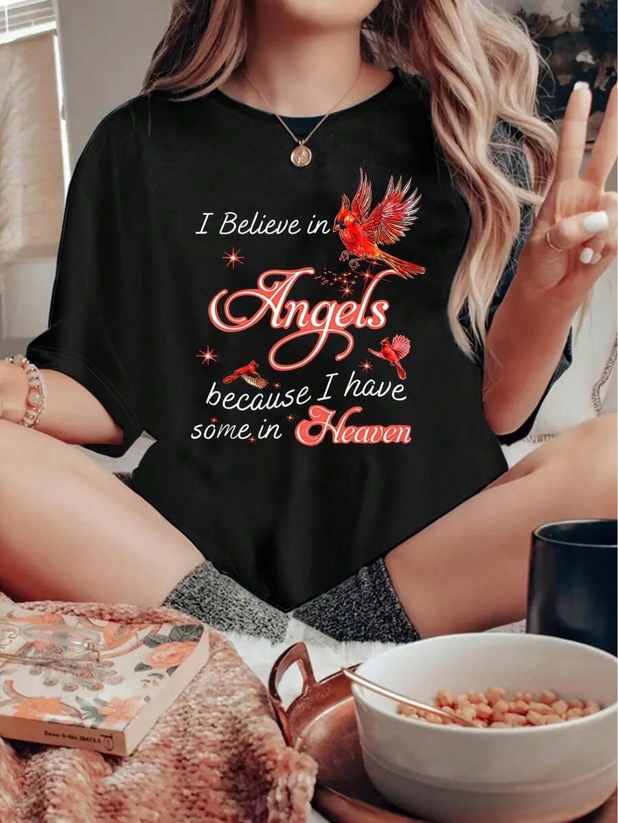 deyin Women T-Shirts - Black - View 1