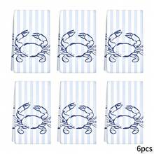 2pcs/Set Nautical Striped Towel Set - Decorative Towels, Super Absorbent Microfiber, Machine Washable, Suitable For Holiday Decor, Cooking, Baking, Housewarming Gifts And Cleaning, Fit For Kitchen, Bathroom, Toilet - Multicolor - View 13